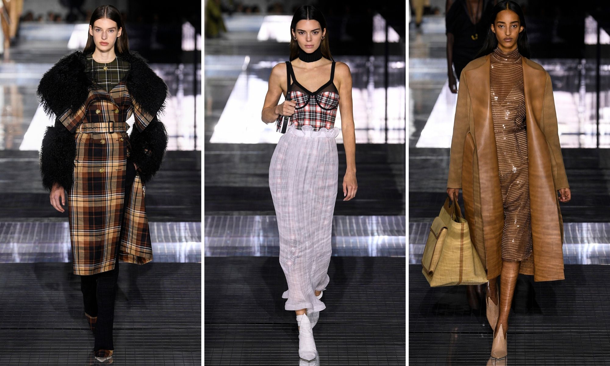 burberry thu đông 2020 tuần lễ thời trang paris chất liệu nhân tạo