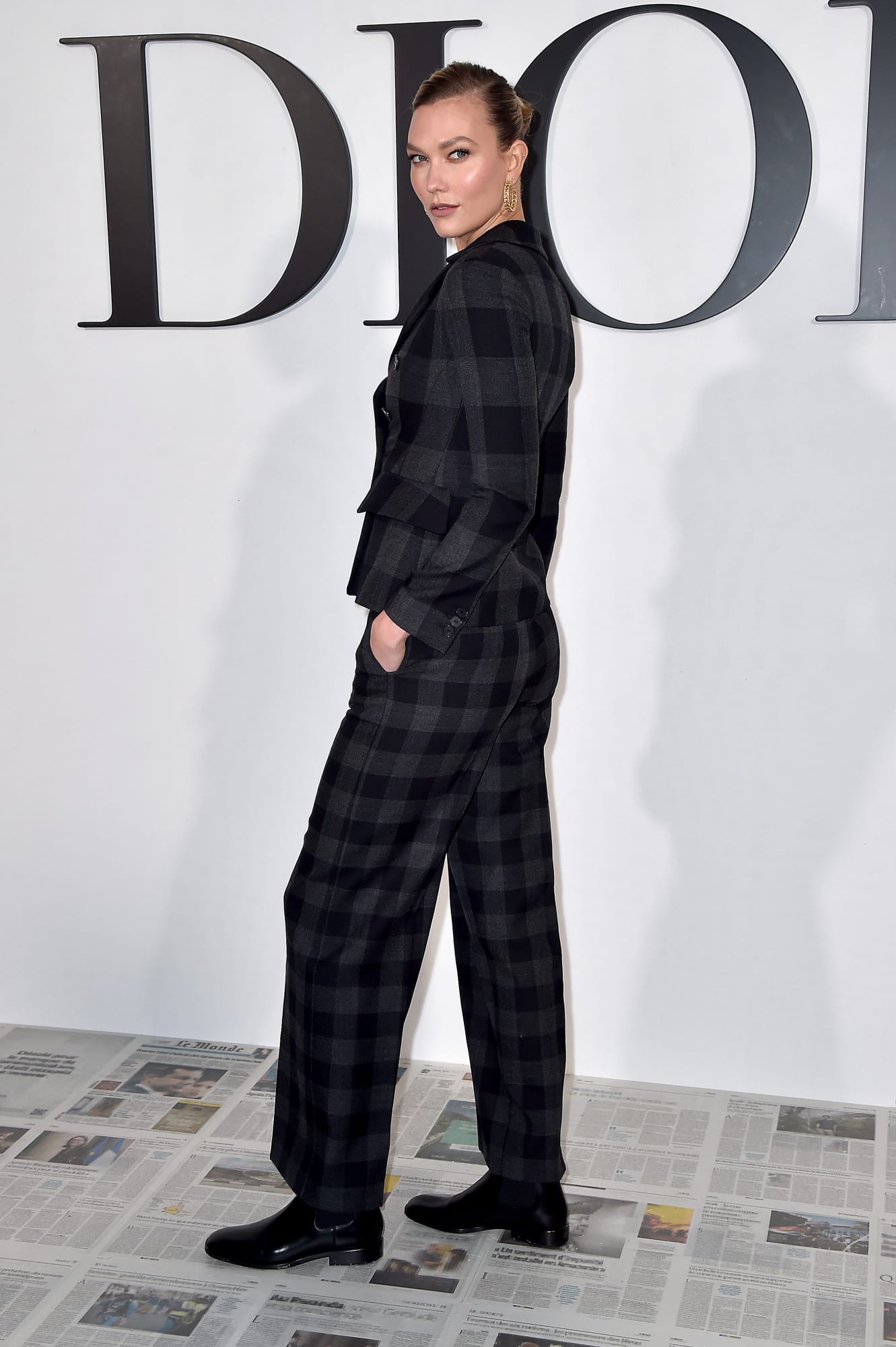 dior thu đông 2020 karlie kloss