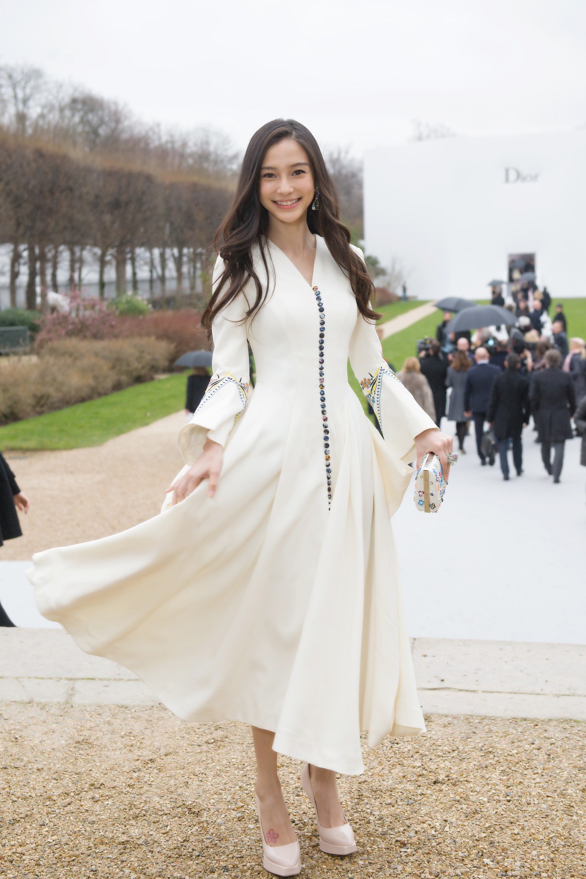 angelababy buổi trình diễn dior xuân hè 2015