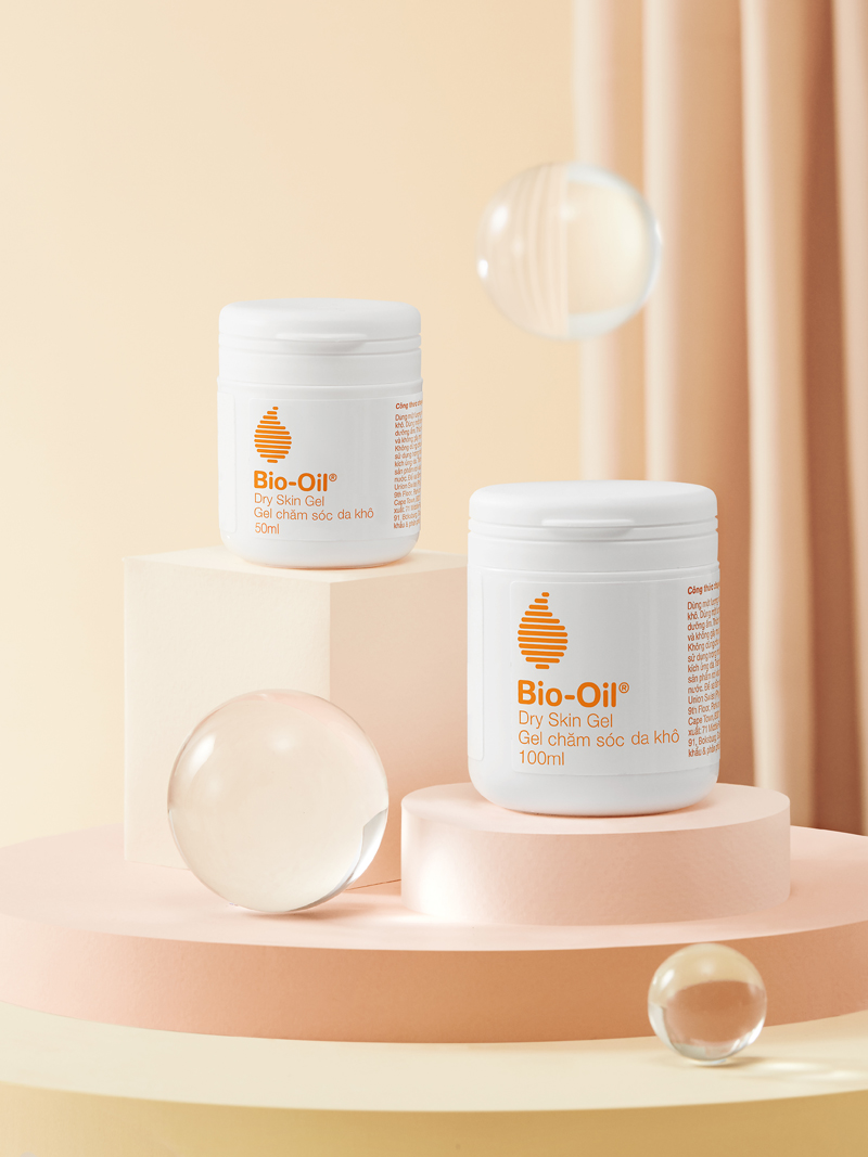 Bio-oil-Hai lọ gel dưỡng ẩm.