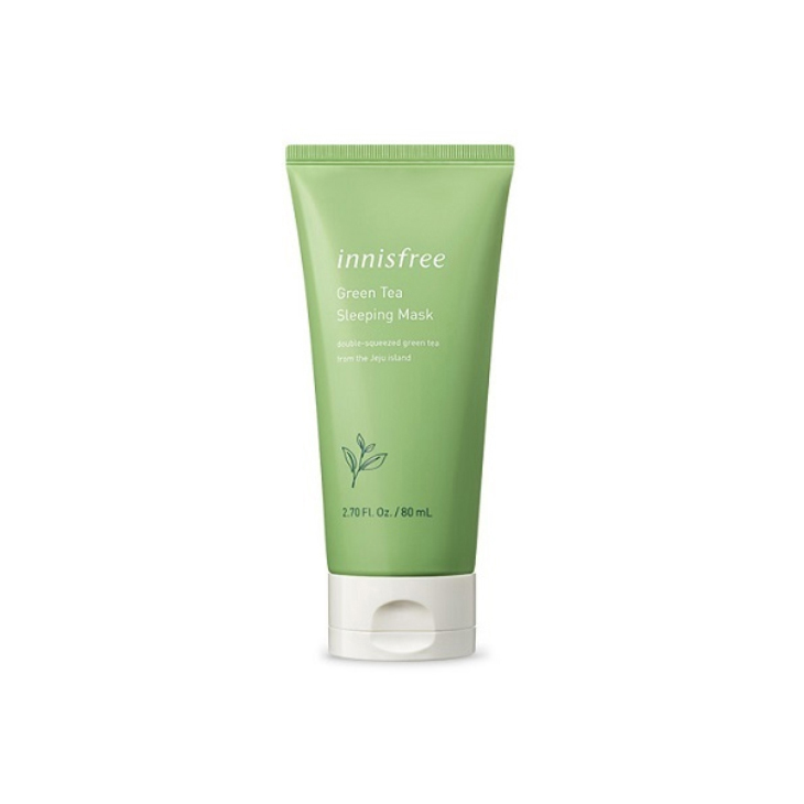 Trắng mịn nhờ vào việc dùng mặt nạ ngủ innisfree.