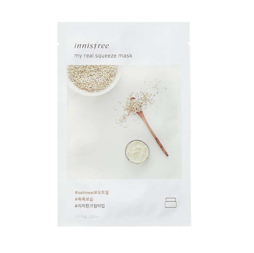 Mặt nạ giấy innisfree dưỡng da căng mịn.