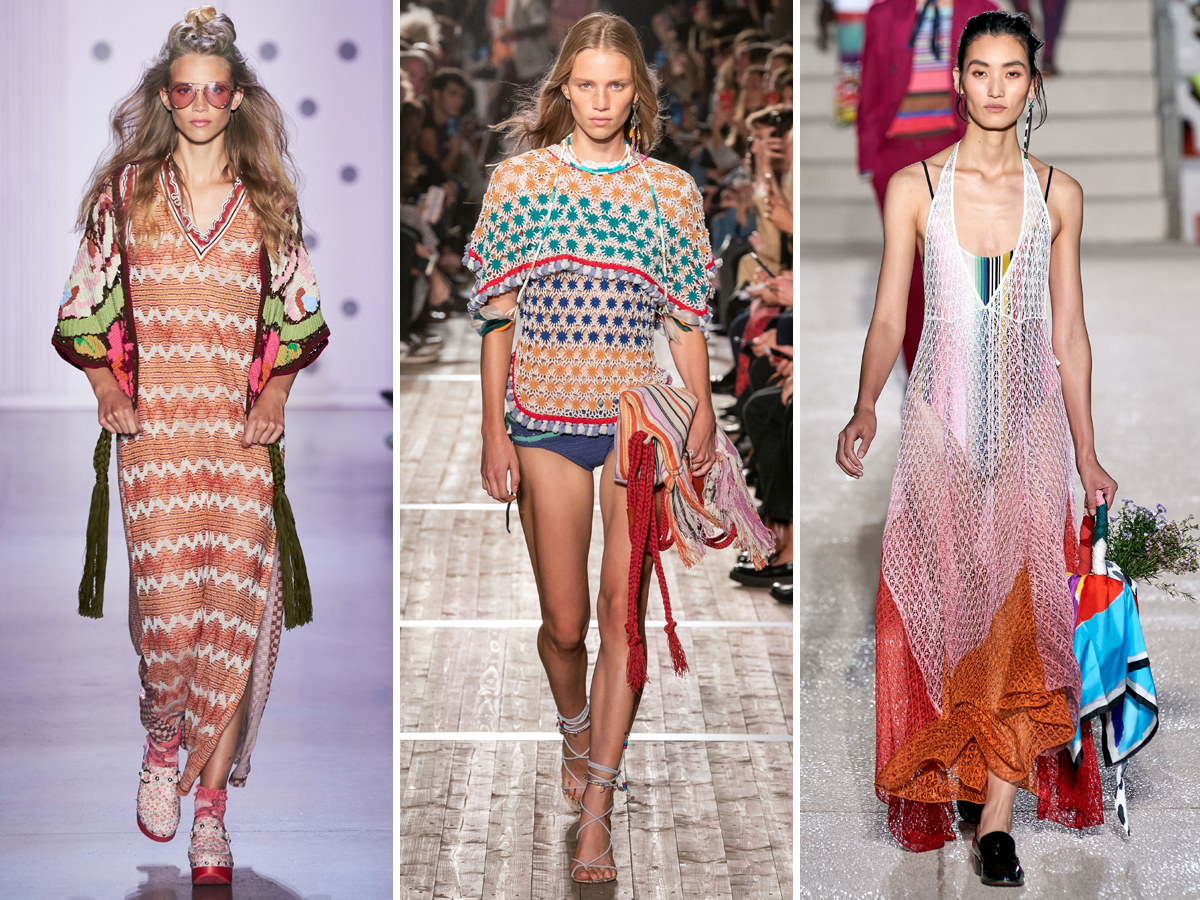 Xu hướng đan móc từ Tuần lễ thời trang Xuân - Hè 2020