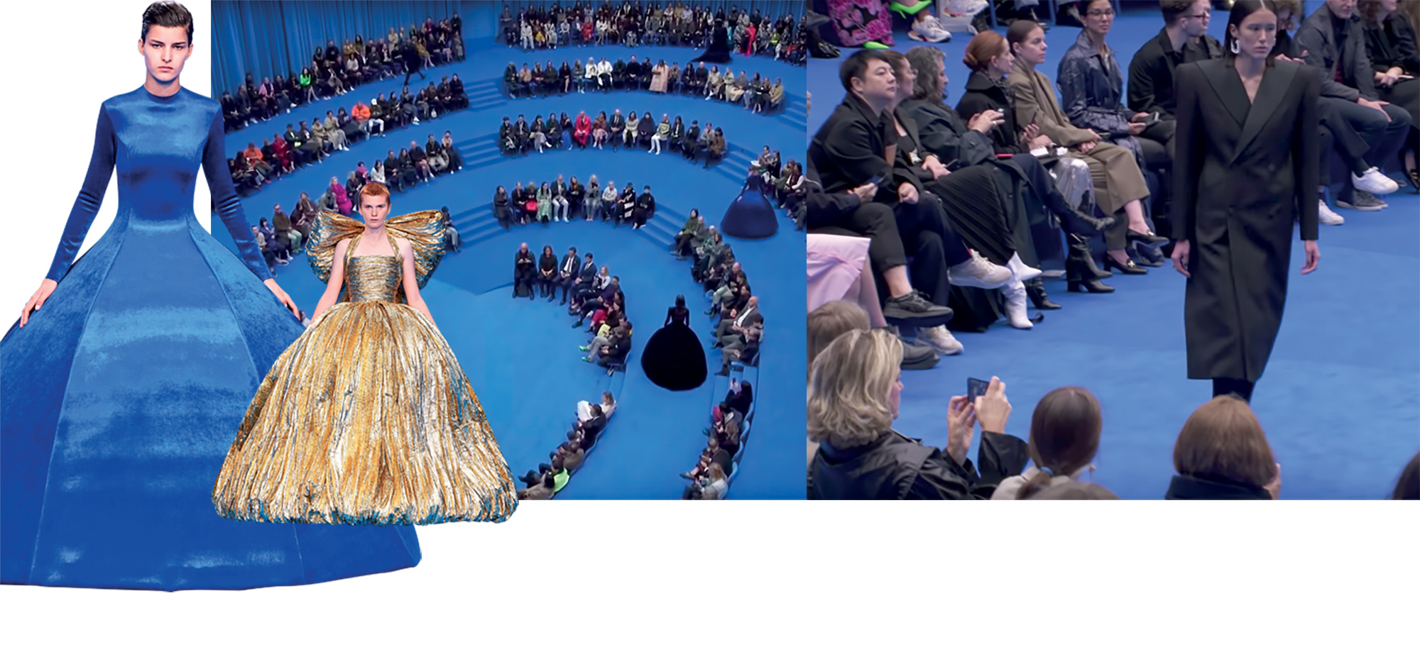 sàn diễn hội nghị Balenciaga tuần lễ thời trang Xuân Hè 2020