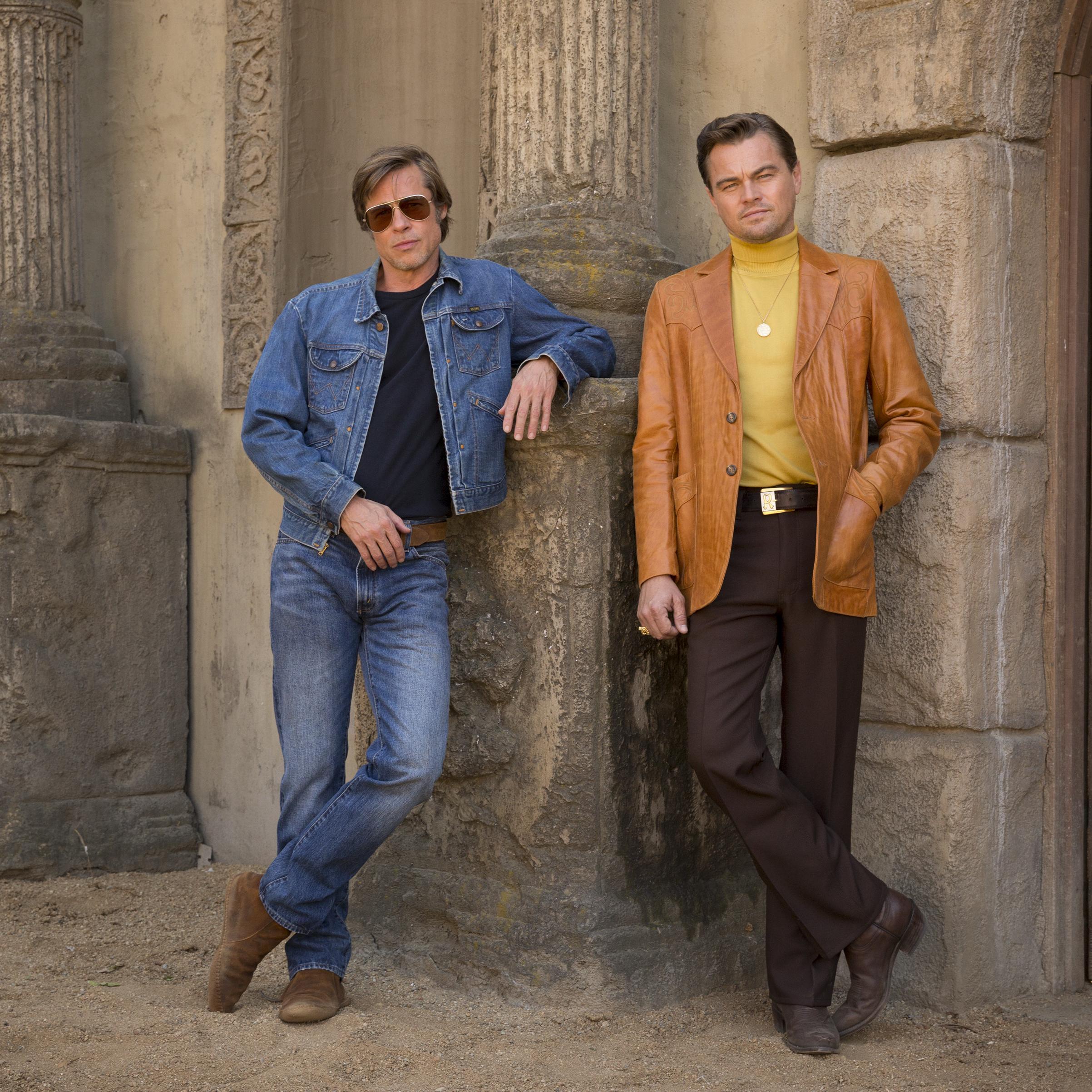 thời trang trong phim âu mỹ once upon a time in hollywood brad pitt leonardo dicarprio