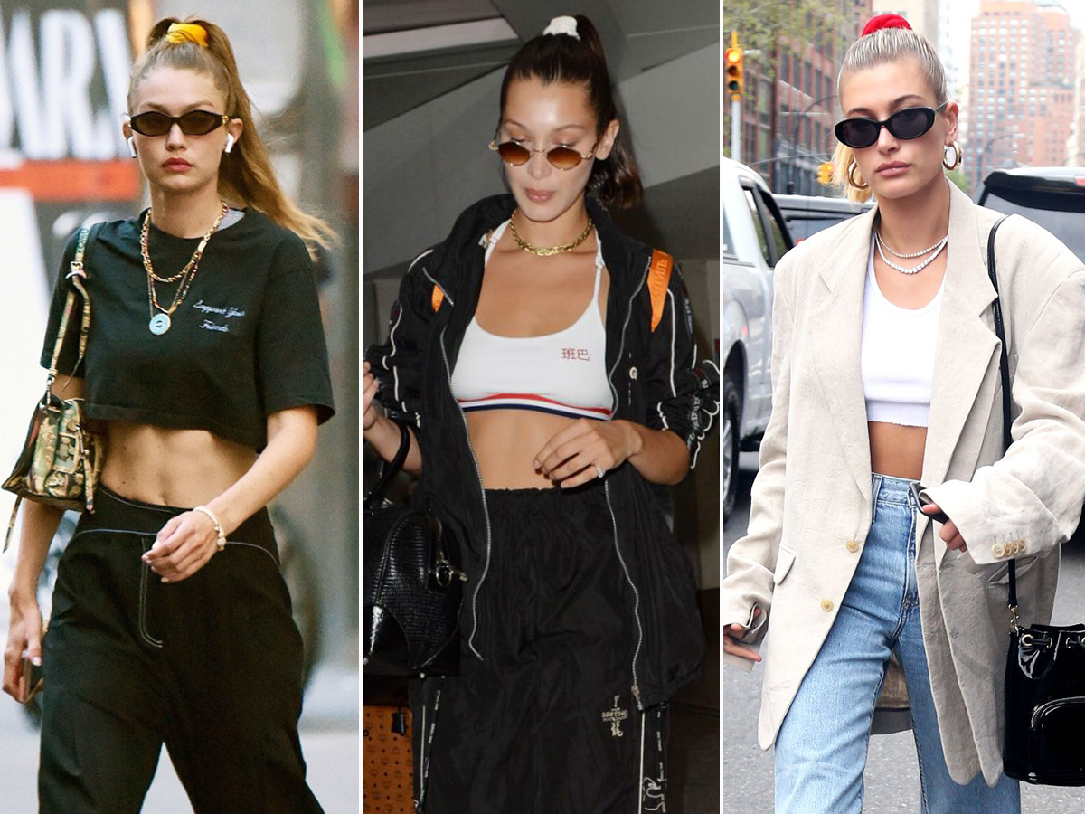 Bella Hadid, Gigi Hadid, Hailey Bieber dùng buộc tóc scrunchies