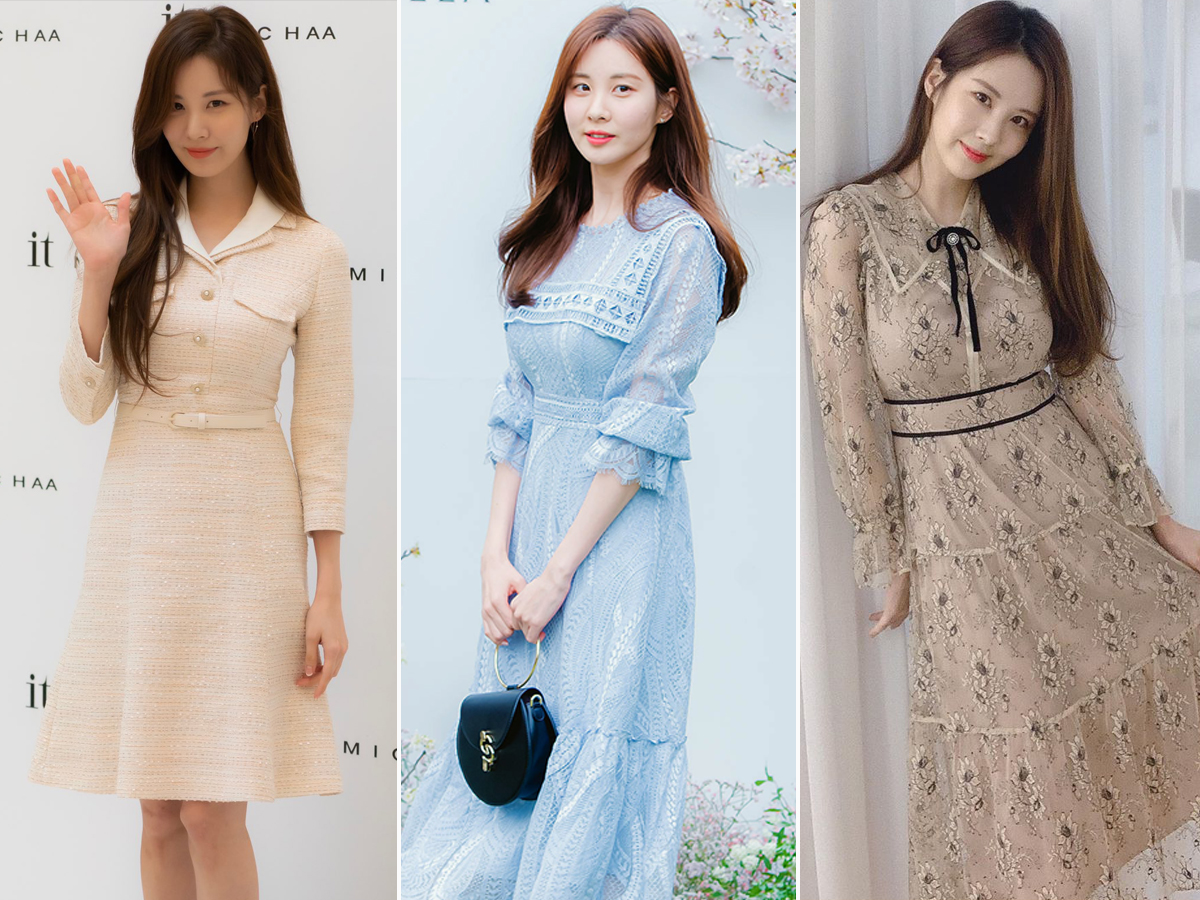 Thời trang tuổi 30 của Seohyun SNSD với những mẫu đầm màu pastel