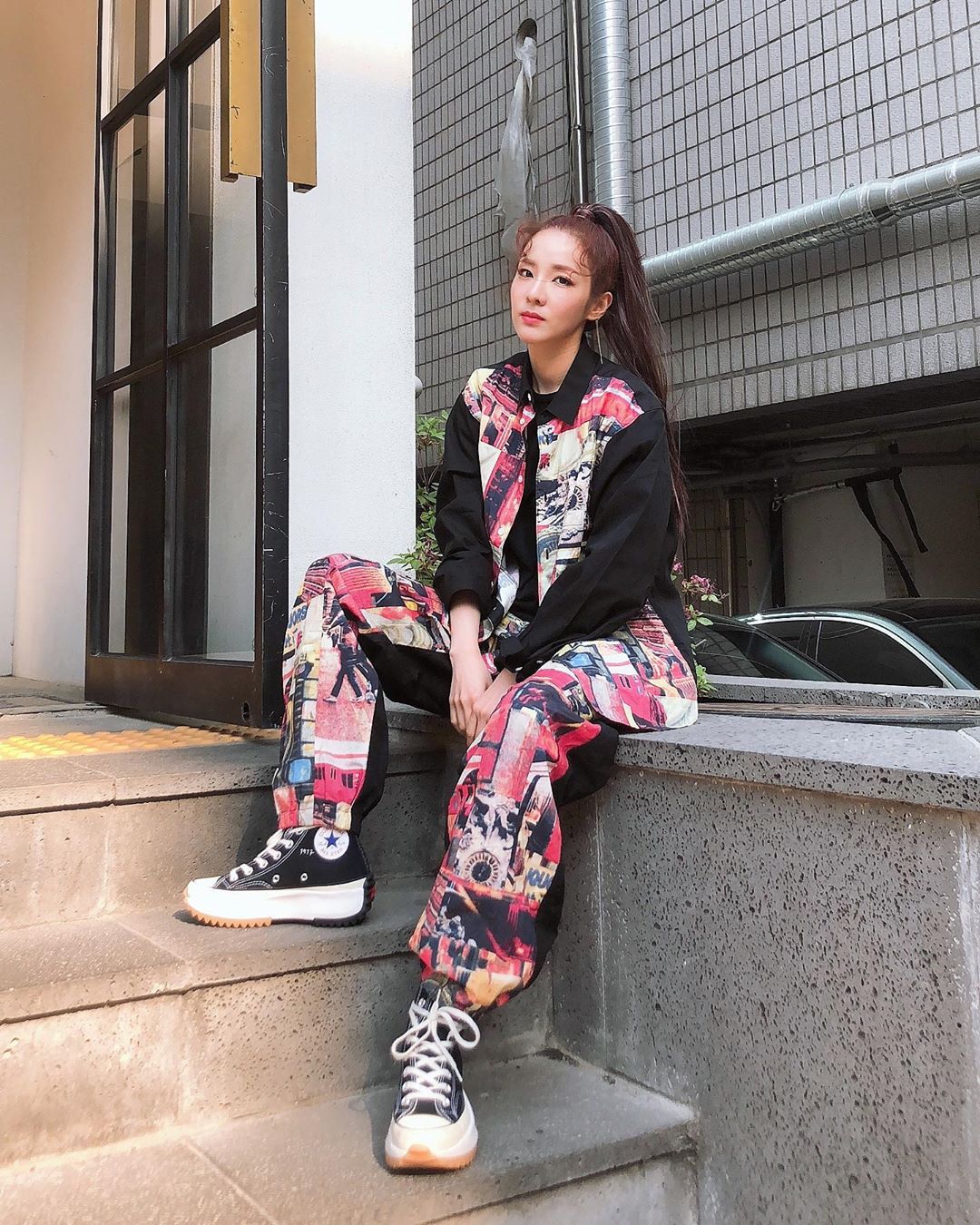 Converse Platform shoes fashion items - Sandara Park