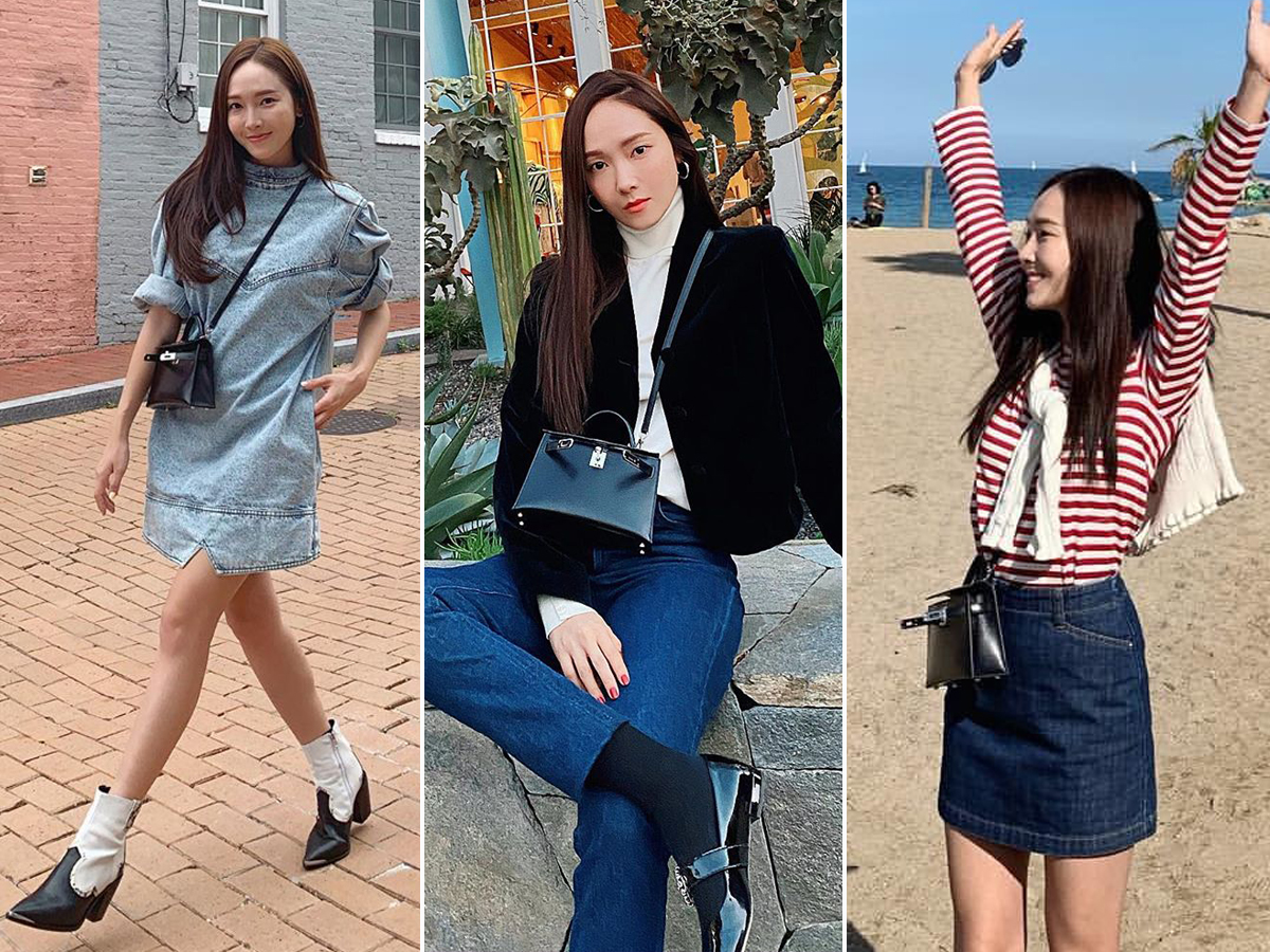 Sao Hàn Jessica Jung đeo túi HERMÈS