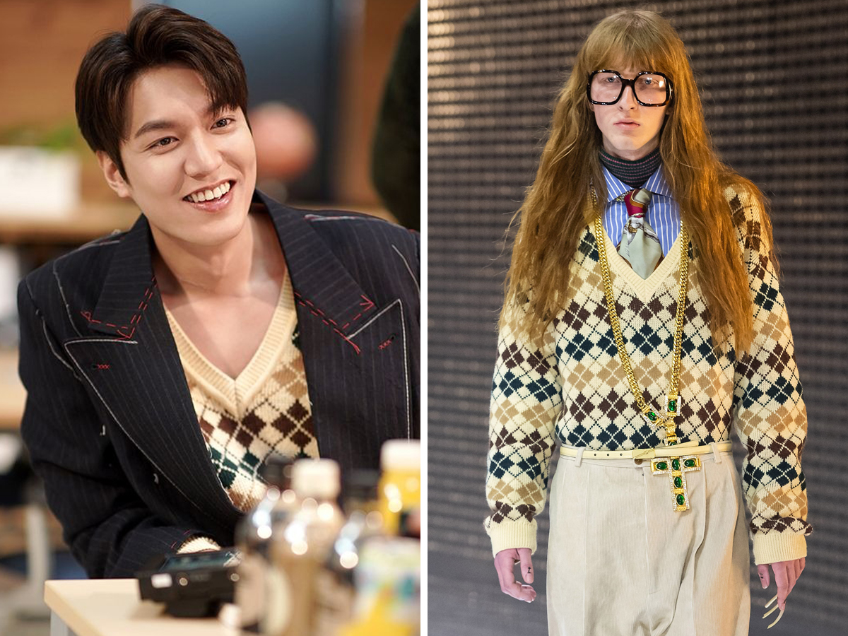 Lee Min Ho mặc áo len Gucci trong phim Quân Vương Bất Diệt