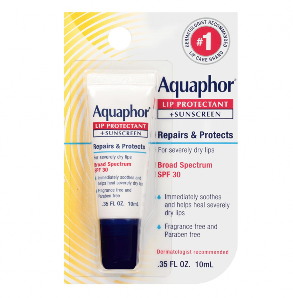 Son dưỡng chống nắng - Aquaphor Lip Repair + Protect Broad Spectrum SPF 30.