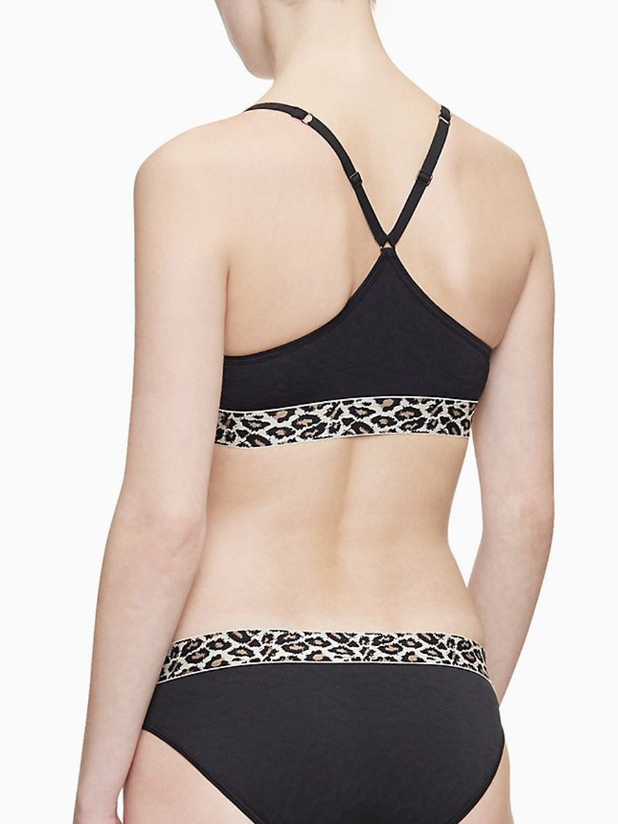 Áo lót nữ racerback màu đen Calvin Klein