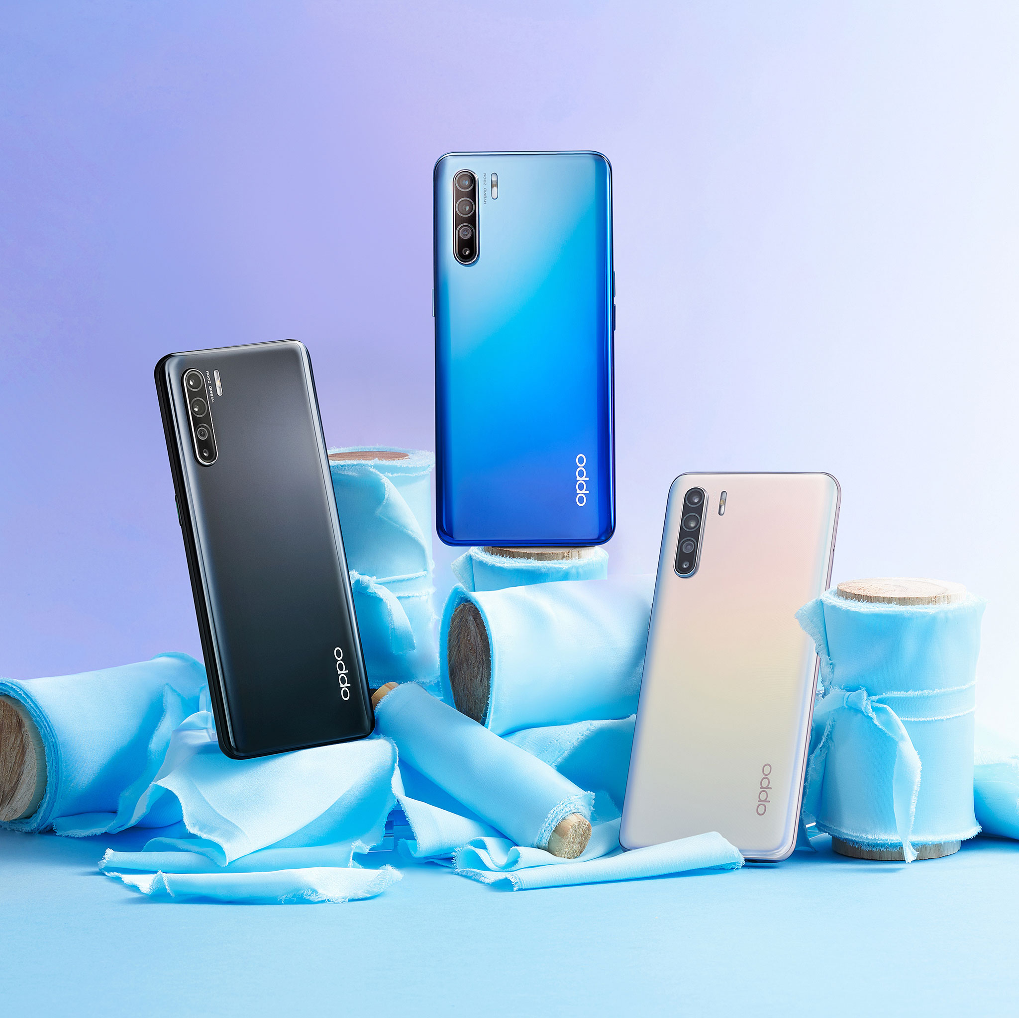 Ba màu sắc của dòng điện thoại OPPO Reno3 mới