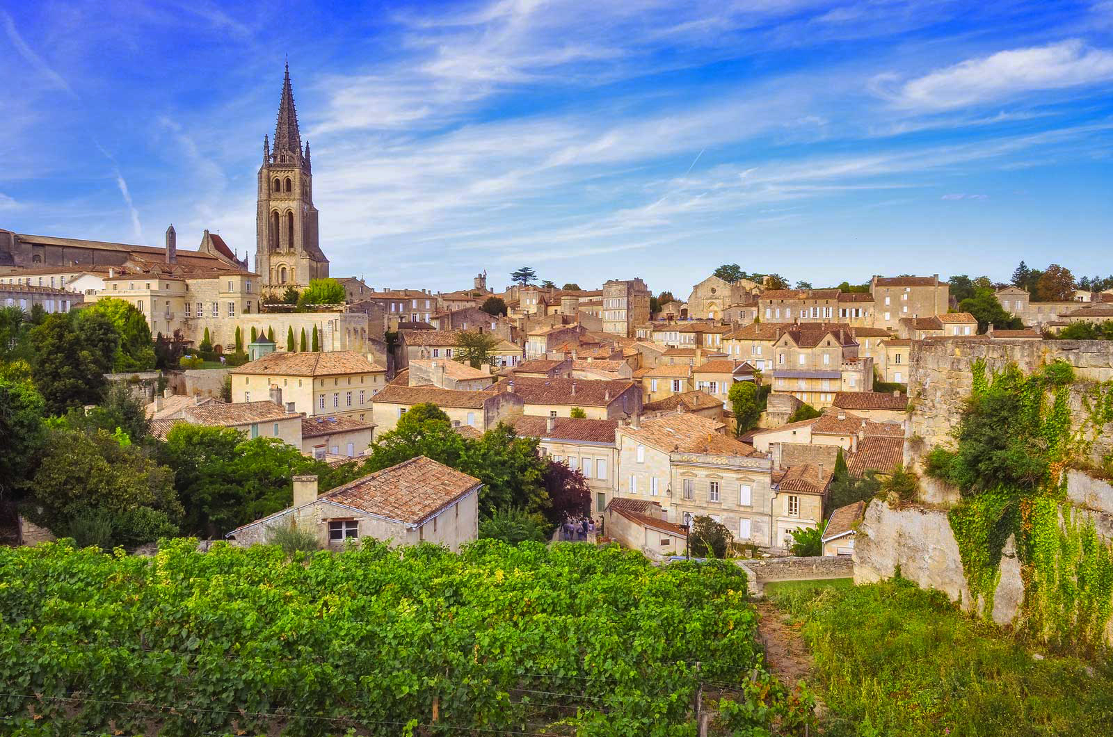 thị trấn Saint-Émilion, Bordeaux