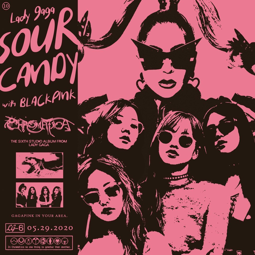 Một poster Sour Candy khác do người hâm mộ thực hiện