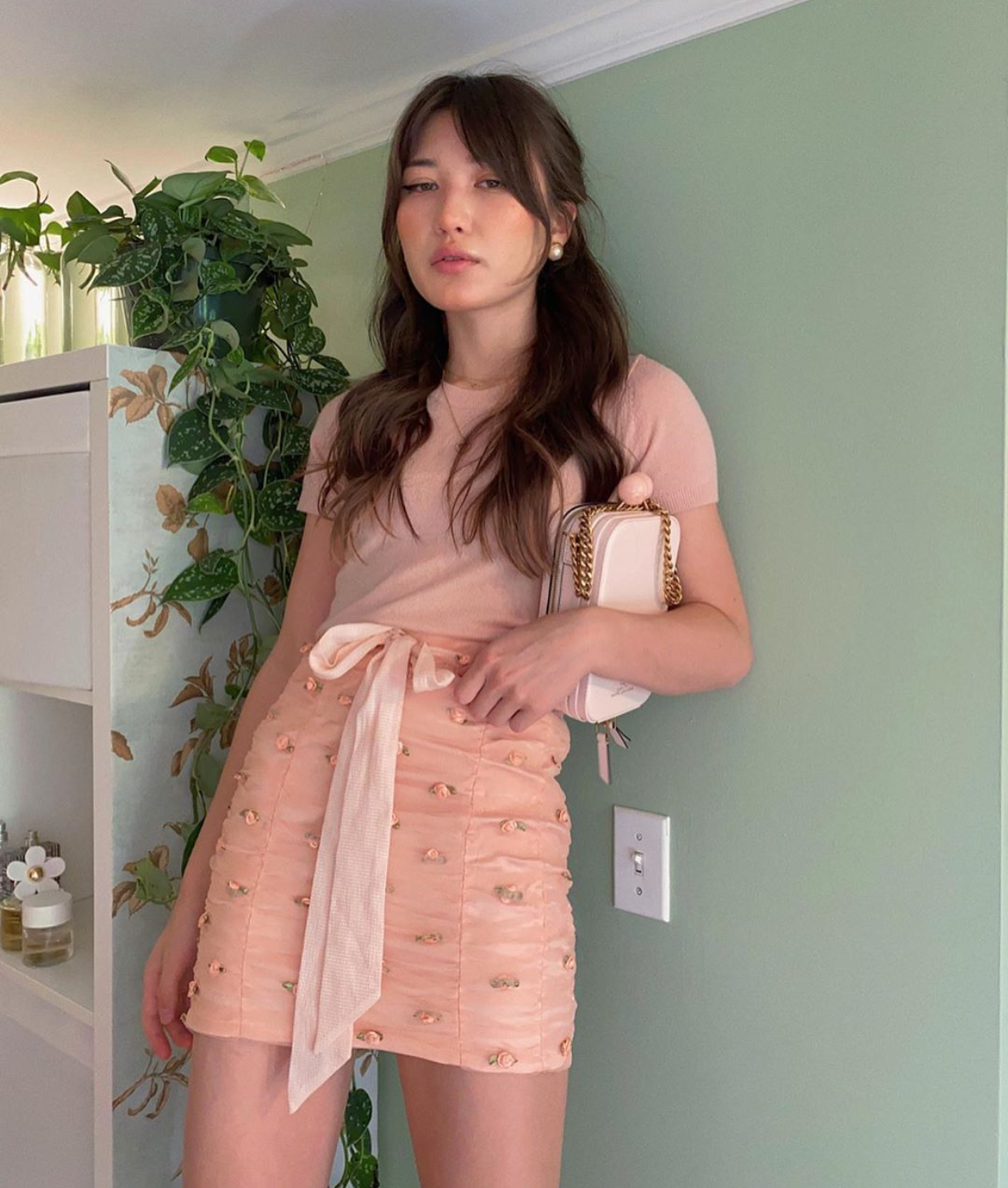 Ashley aka bestdressed mặc all pink