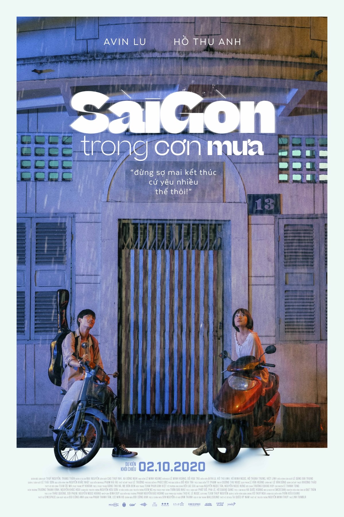 poster Sài Gòn trong cơn mưa