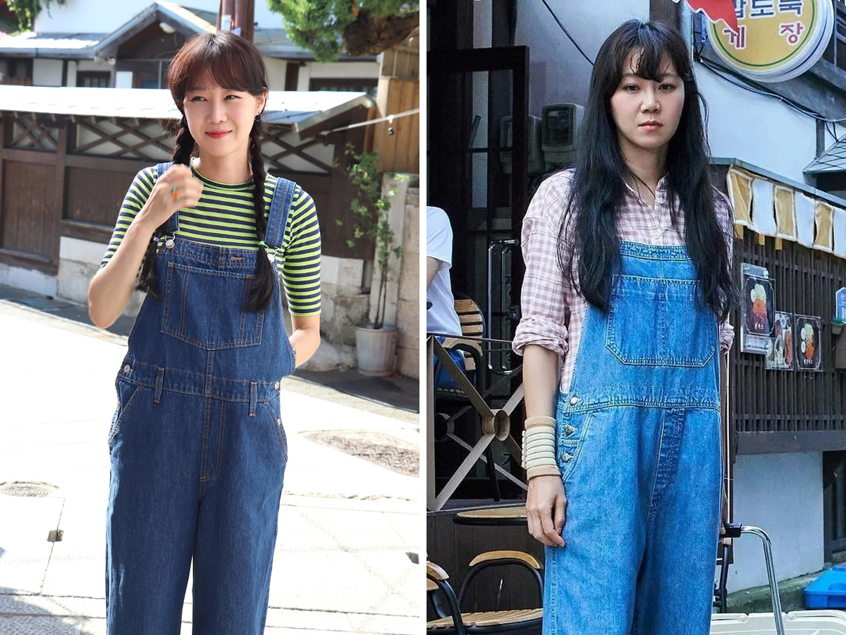 Thời trang trong phim khi hoa trà nở - Gong Hyo Jin mặc quần yếm jeans