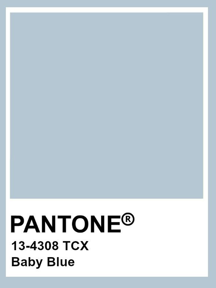 Mã màu xanh baby trên hệ thống Pantone