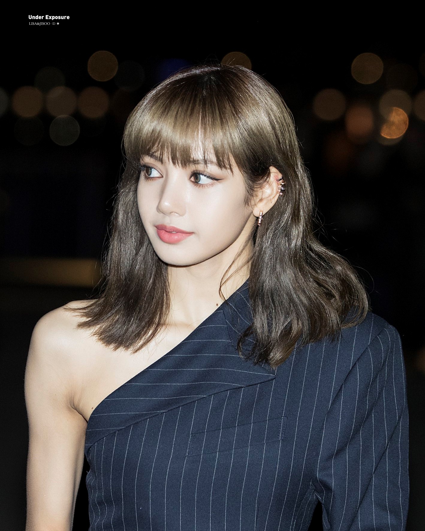 khuyên tai tròn helix đơn guản lisa blackpink