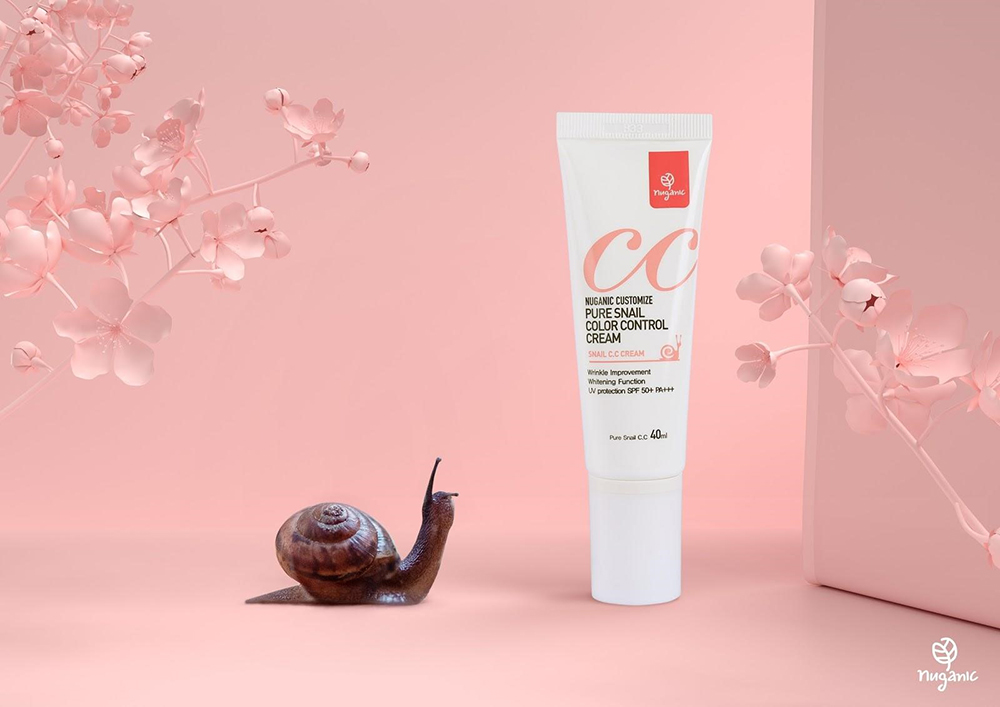  Kem chống nắng Nuganic Customize Pure Snail Color Control Cream 