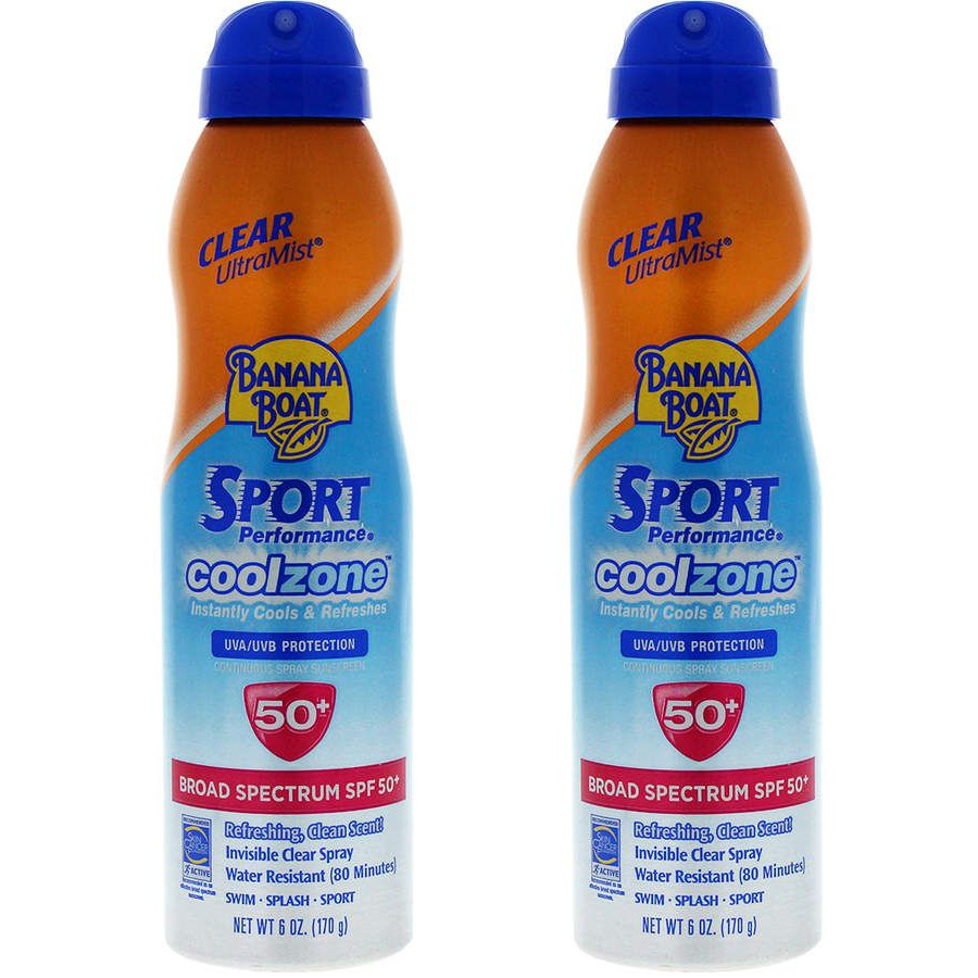 xịt chống nắng Banana Boat Sport CoolZone SPF50+ PA++++.