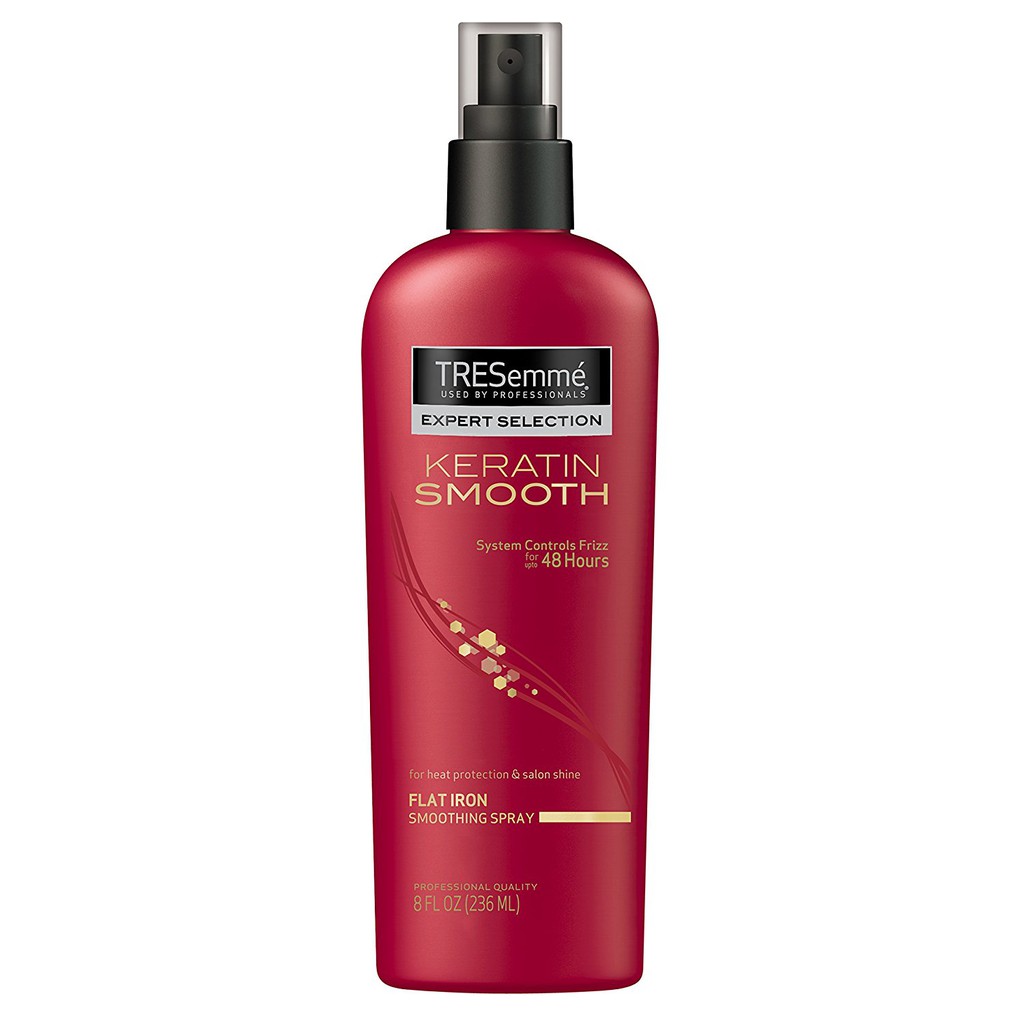 Xịt bảo vệ tóc khỏi nhiệt Tresemmé Keratin Smooth.