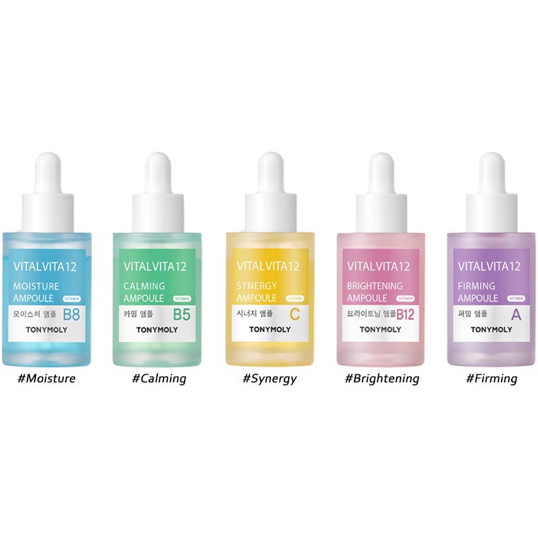 Huyết thanh dưỡng da căng mọng nâng cơ TonyMoly Vilta 12 Firming Ampoule Vitamin A