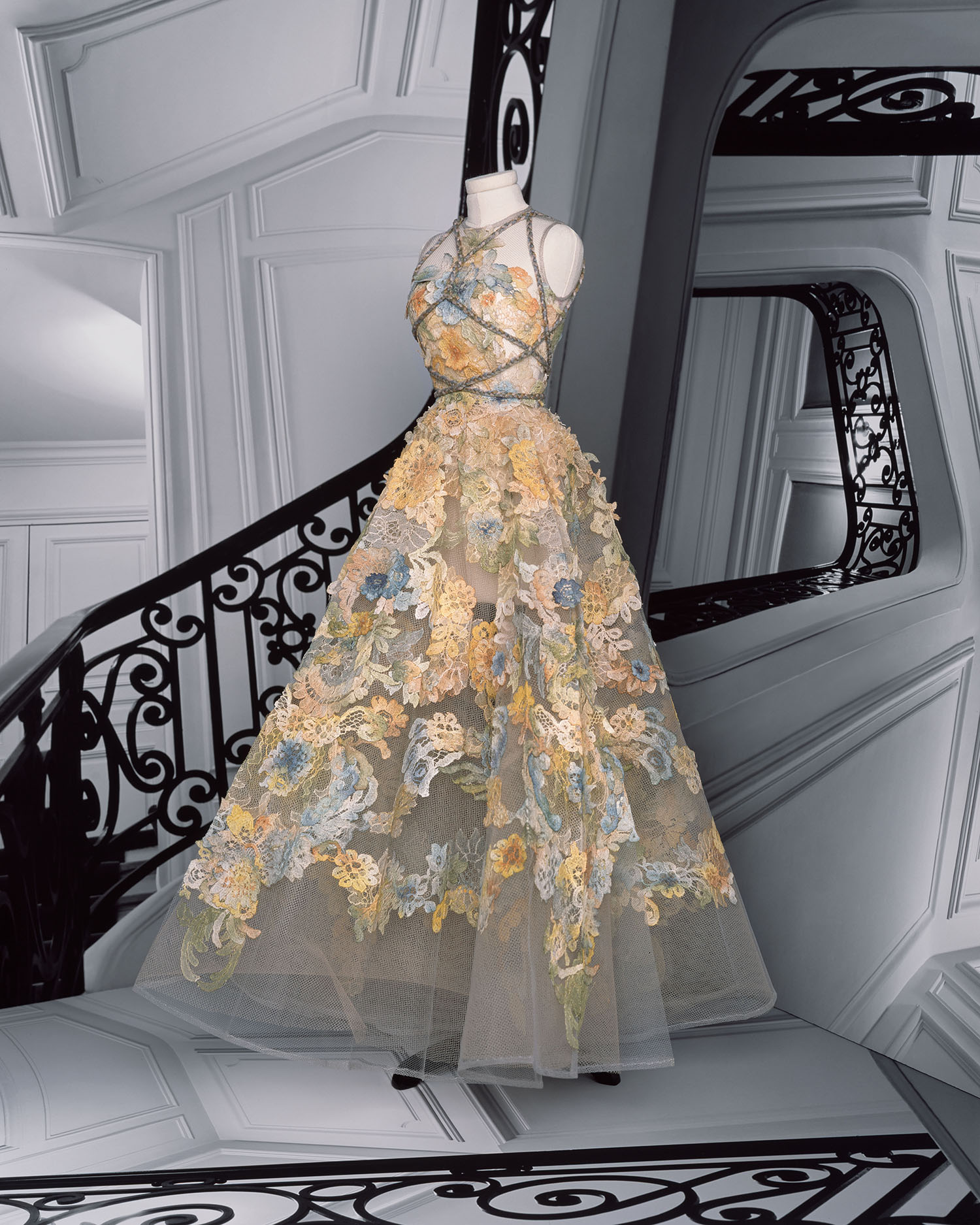 bst dior haute couture thu đông 2021 look 30