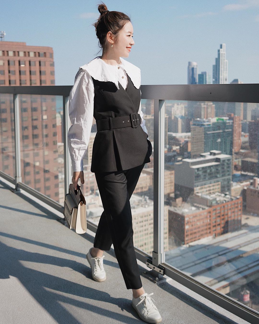 Dress code semi formal - Trang phục layer trắng đen