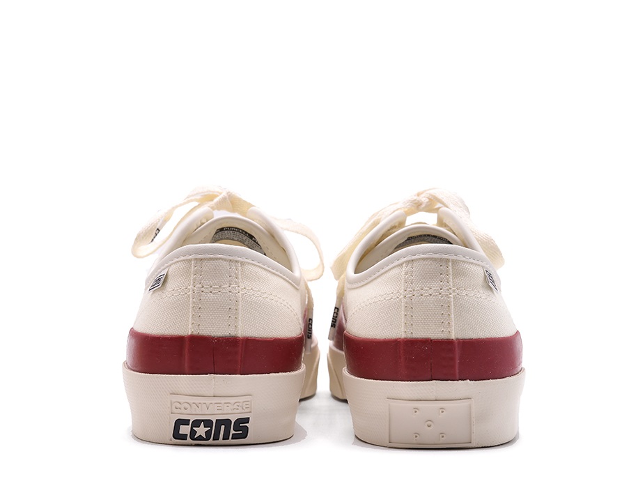 gót giày converse jp pro màu trắng đỏ