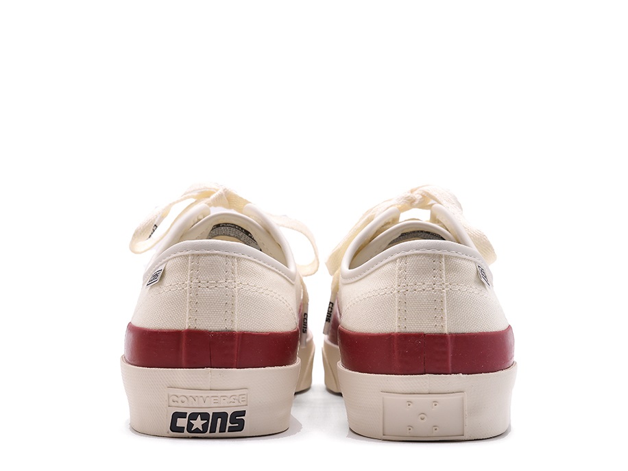 gót giày converse jp pro màu trắng đỏ