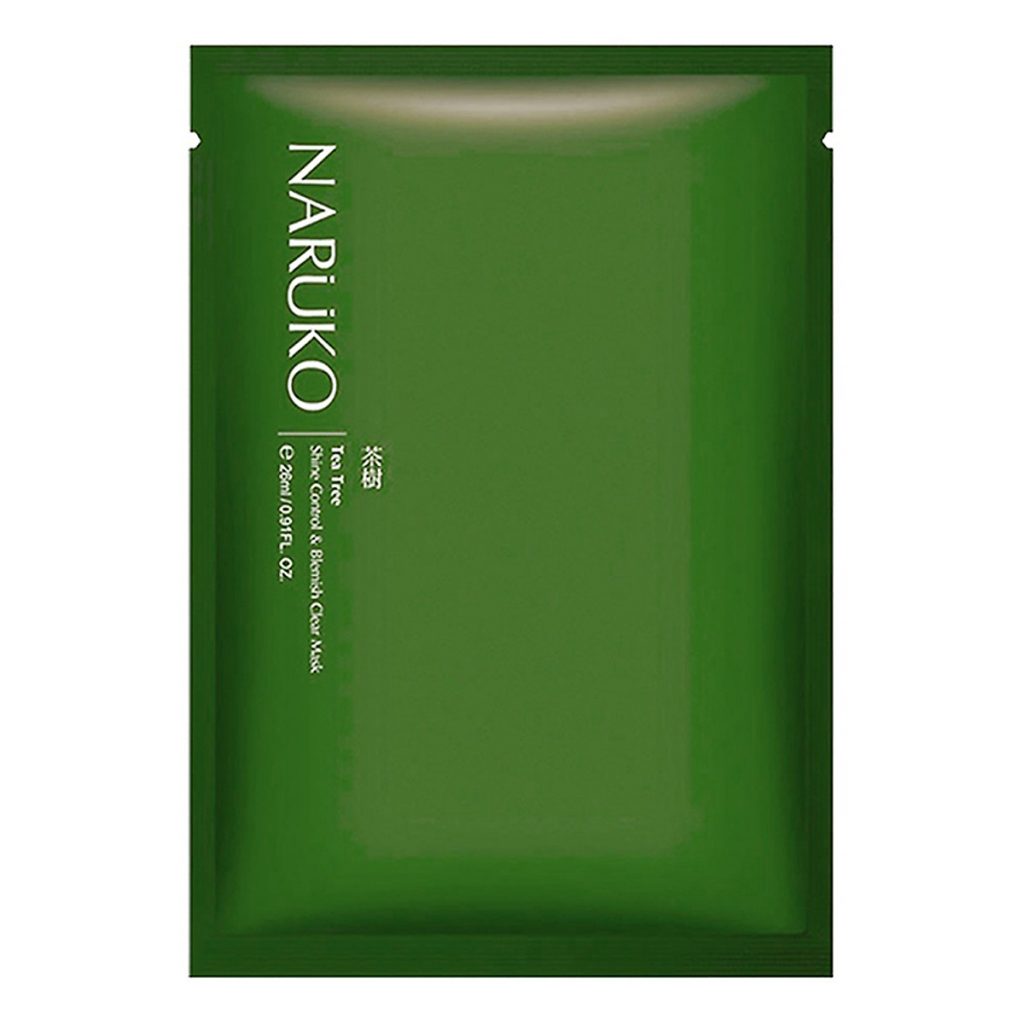 mặt nạ Naruko Tea Tree Shine Control and Blemish Clear Mask.