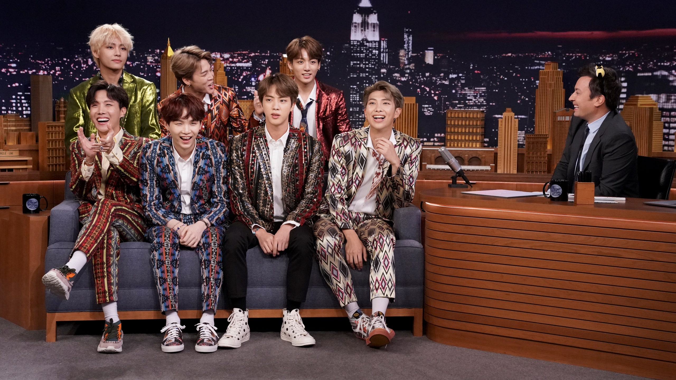 âm nhạc BTS xuất hiện trong show The Tonight Show Starring Jimmy Fallon