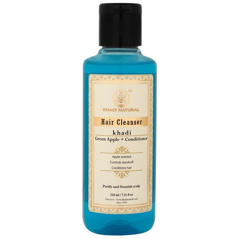 dầu gội Khadi Natural Green Apple + Conditioner Hair Cleanser.