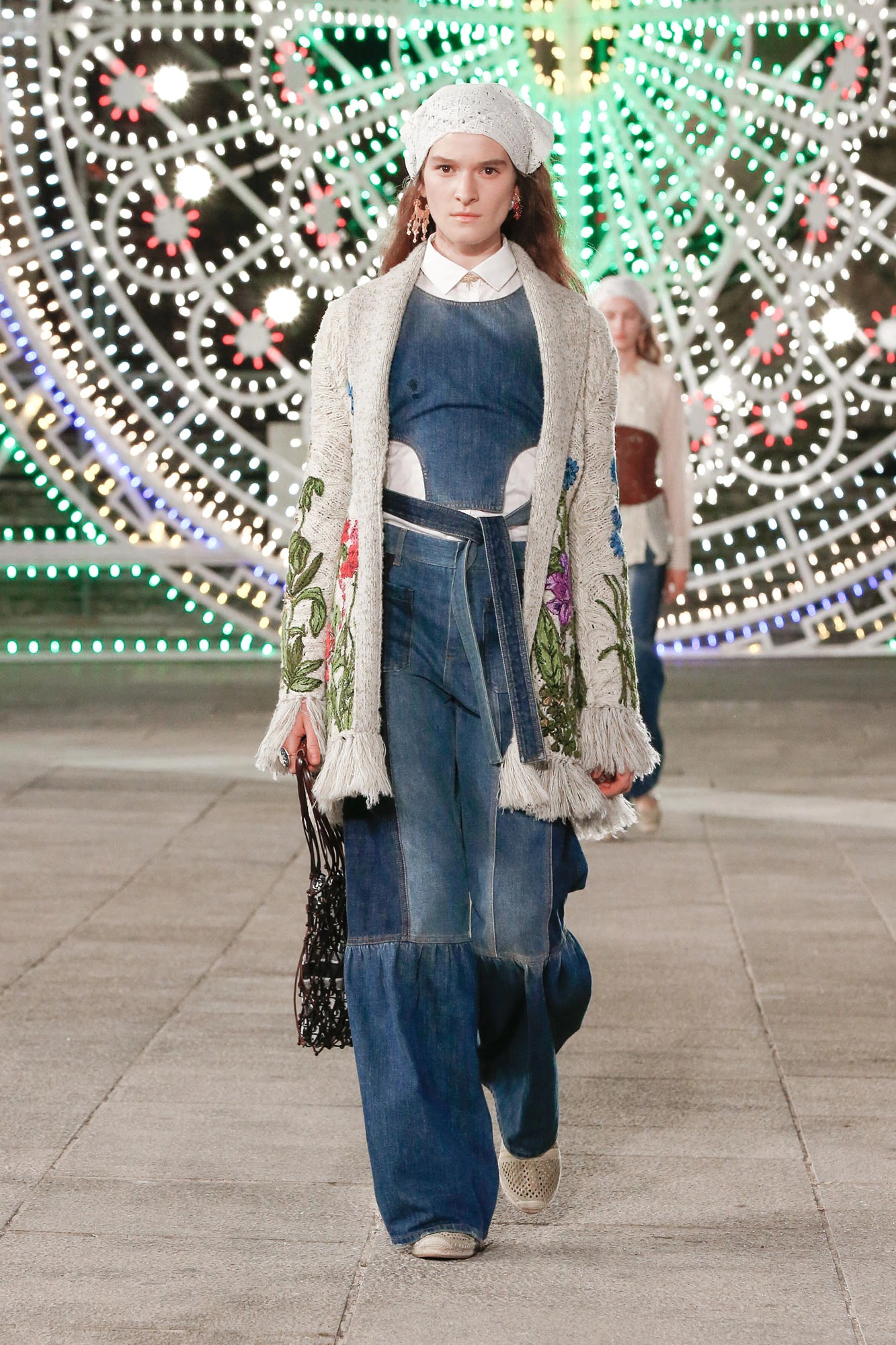 BST Dior Cruise 2021 - chất liệu denim