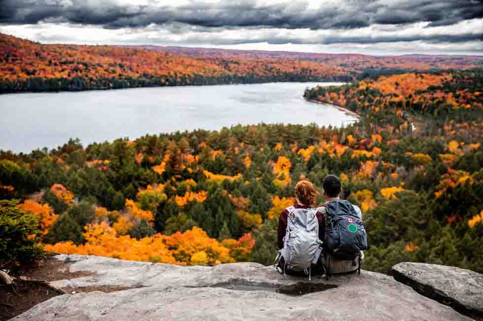 mùa thu ở công viên algonquin