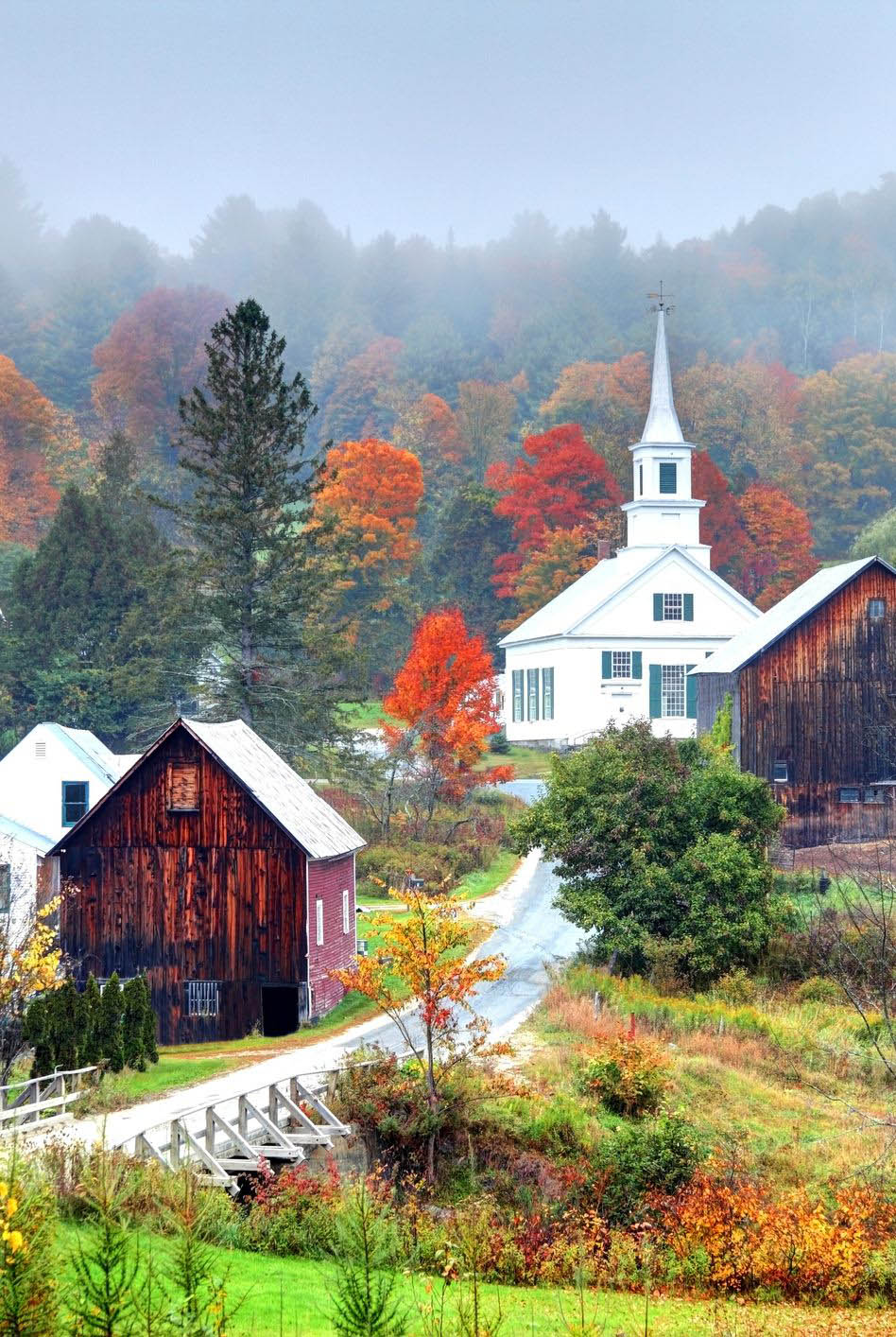 mùa thu ở vermont