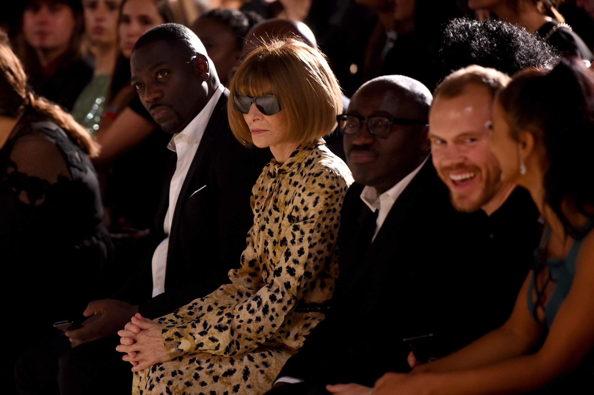 anna wintour front row tuần lễ thời trang