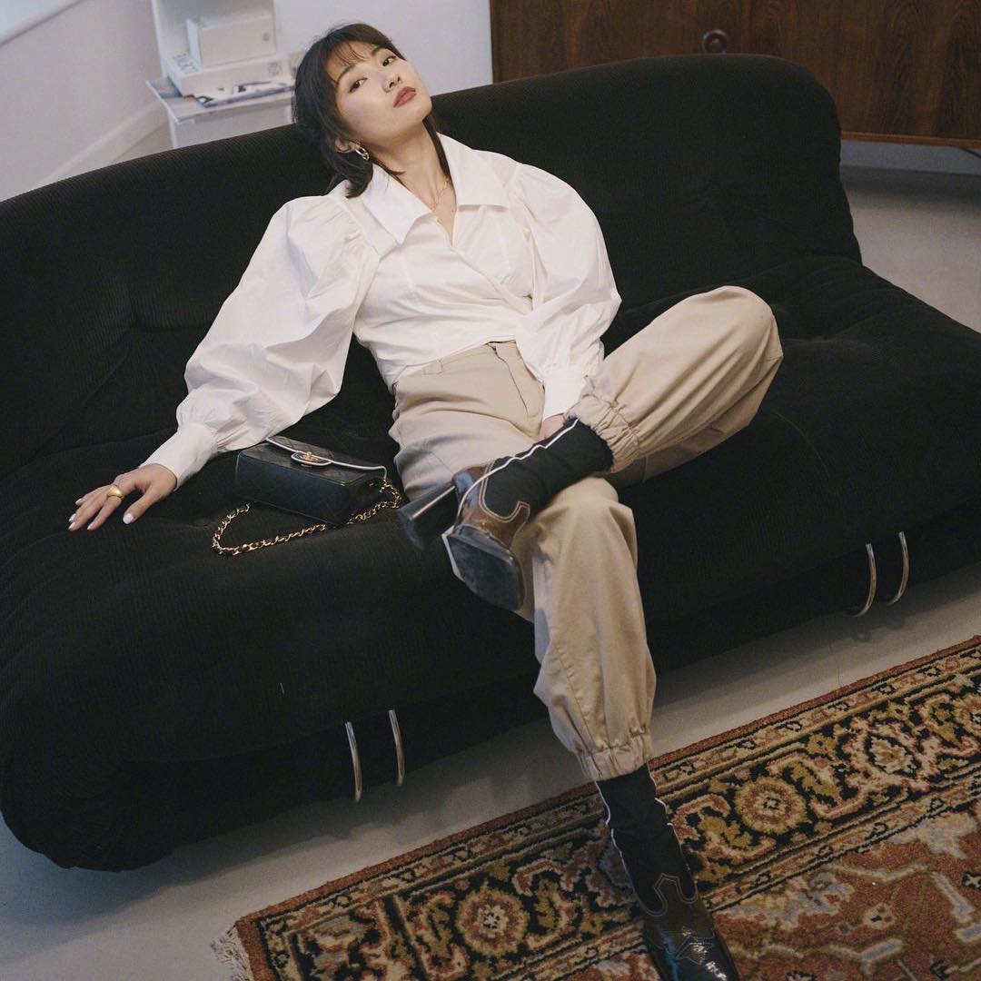 áo tay phồng menswear thời trang và năng động xuân hè 2021
