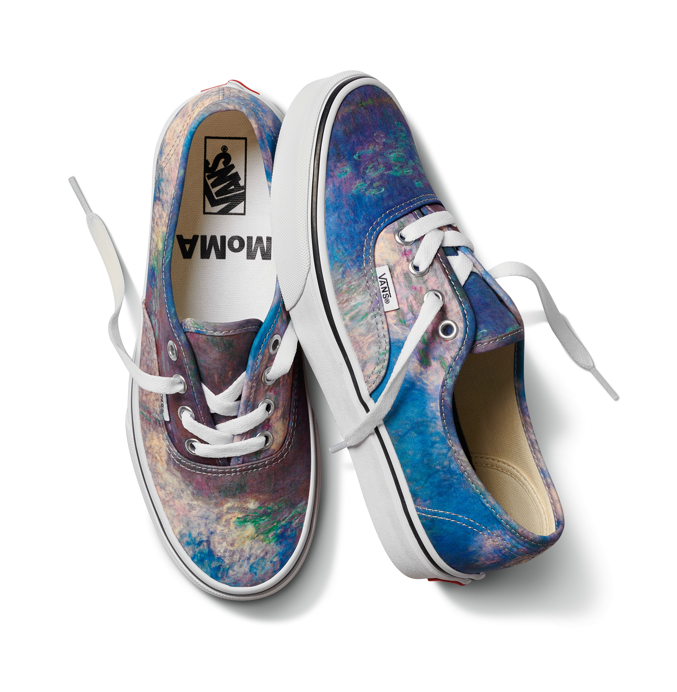 Vans Authentic kết hợp với water lilies cùng MoMA