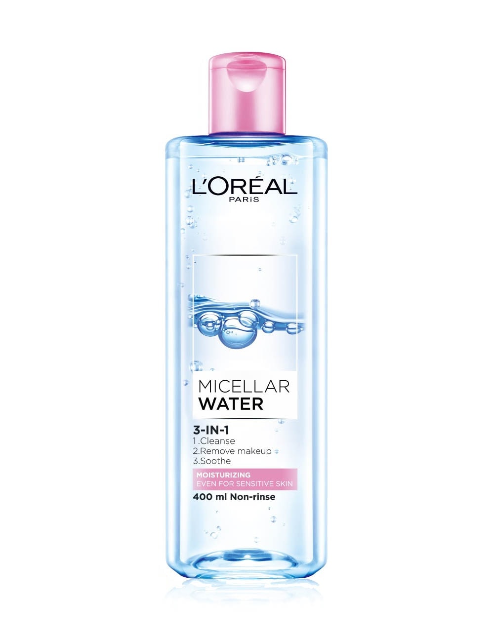 L’Oreal Micellar Water 3-in-1 Moisturizing.