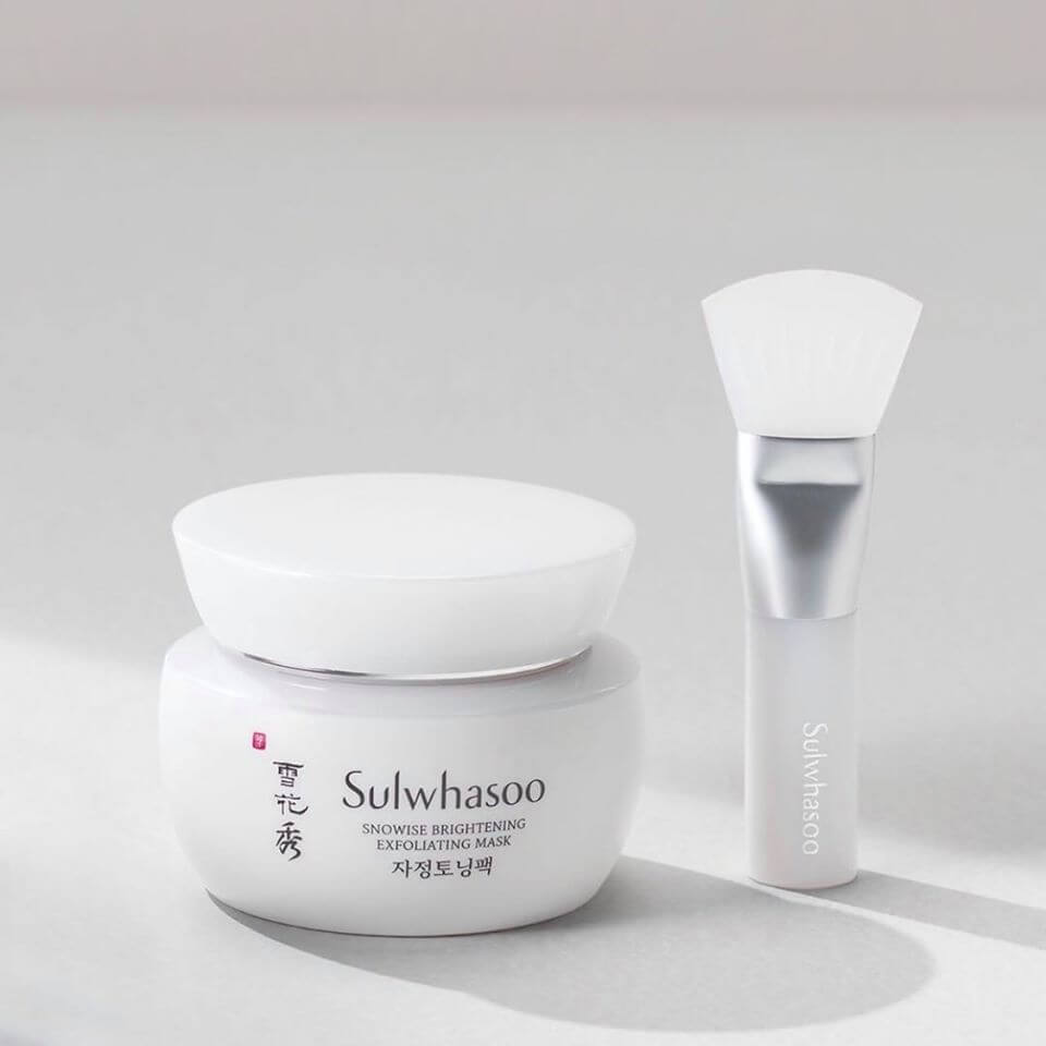 Sulwhasoo Snowise Brightening Exfoliating Mask.