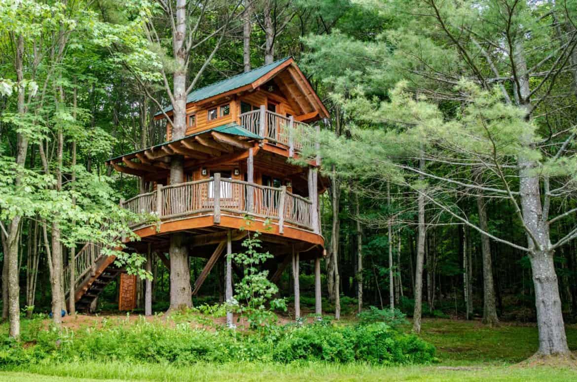 nhà trên cây Green Mountain Treehouse