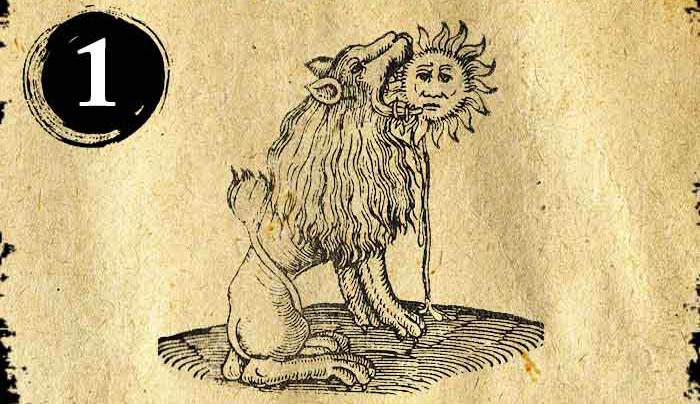 biểu tượng sư tử trong bài trắc nghiệm