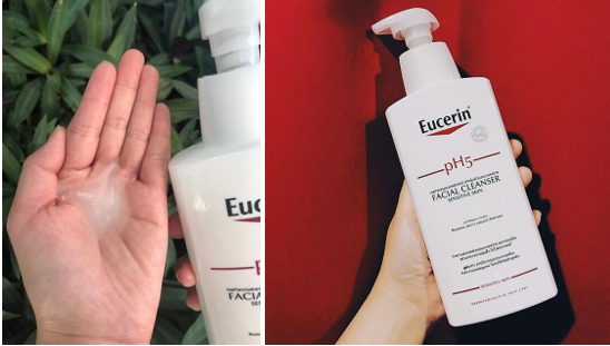 sửa rửa mặt eucerin