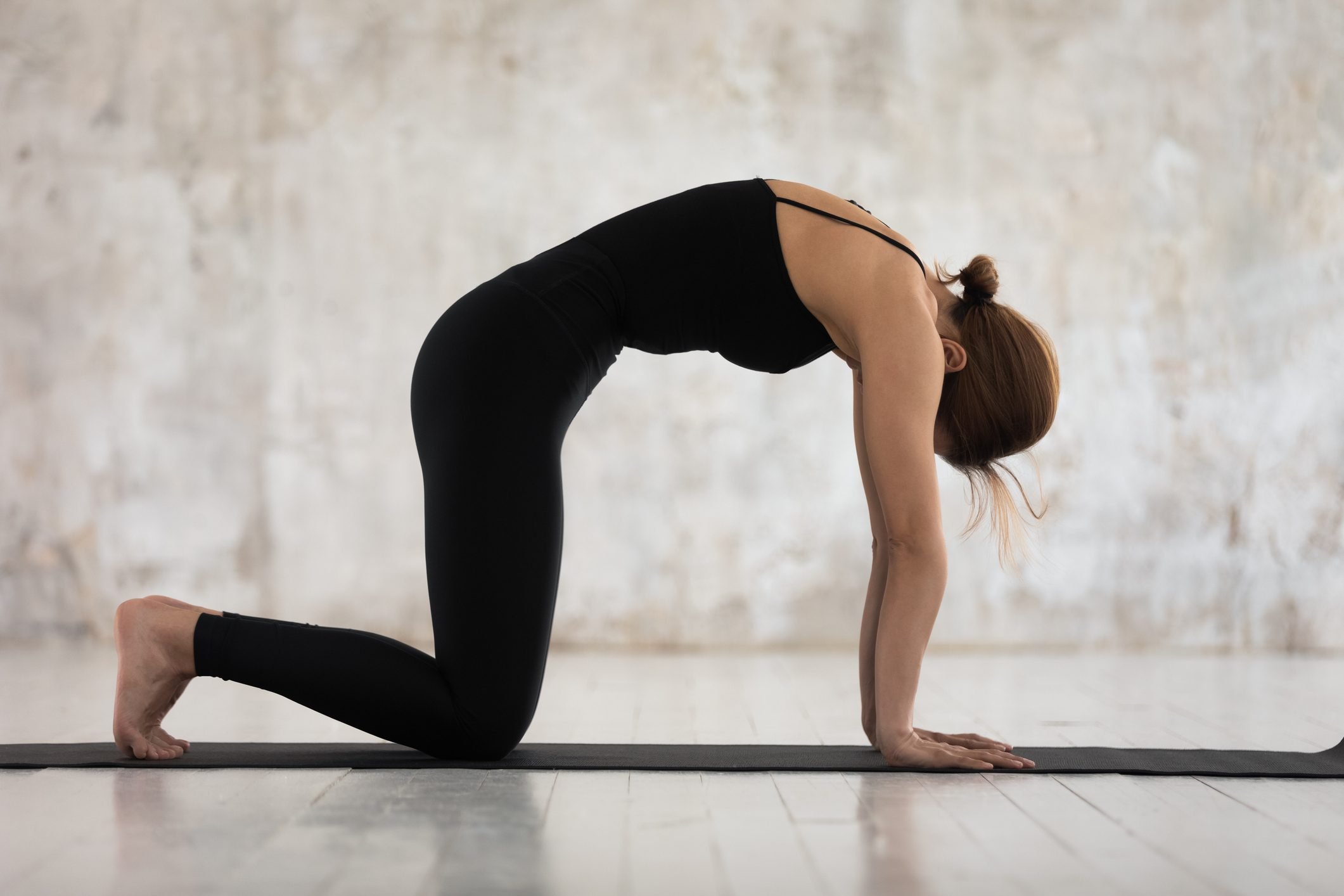 Tập yoga tư thế con mèo