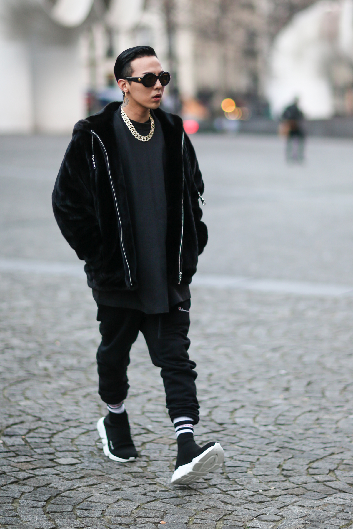 g dragon streetstyle all black