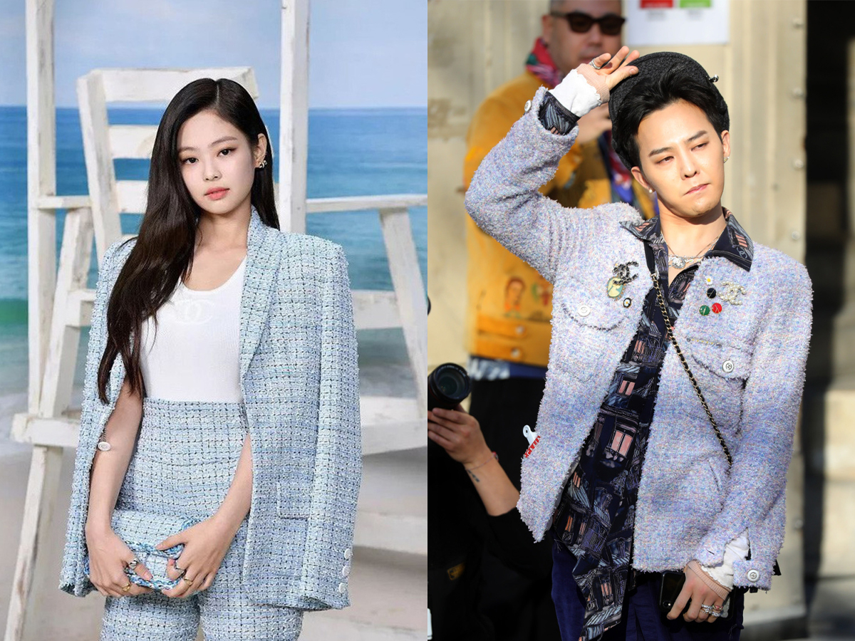 Amaranth Việt Nam  Style sân bay cùng hệ Chanel của GDragon và Jennie  khiến netizen nhìn mà sướng cả mắt