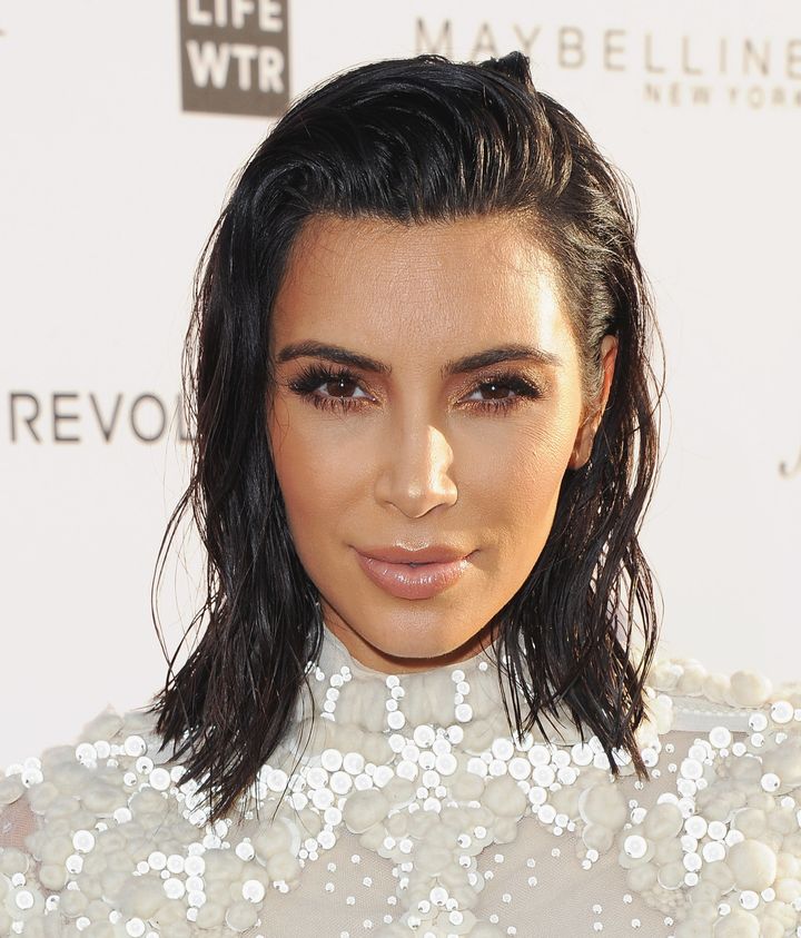 Kim Karrdashian với tóc layer